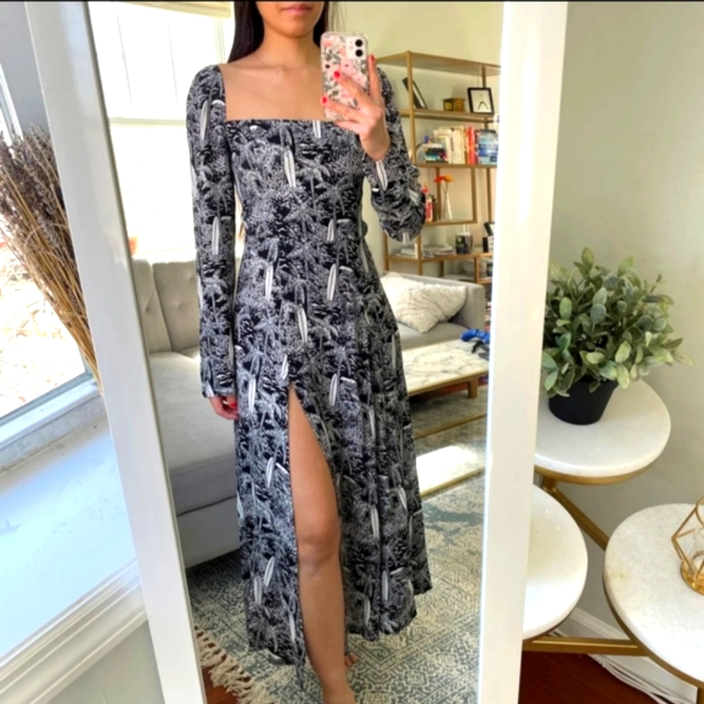 REFORMATION NWT SIGMUND MIDI DRESS US0 / BLOGGER'S Fav. SOLD OUT PRINT